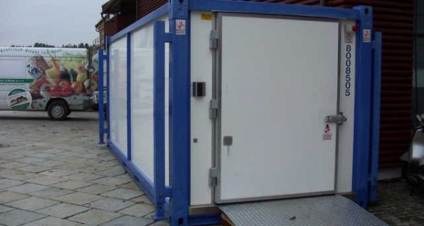 Tiefkühlcontainer EcoBox2 Außenansicht 3